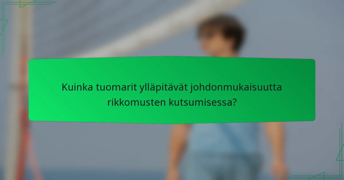 Kuinka tuomarit ylläpitävät johdonmukaisuutta rikkomusten kutsumisessa?
